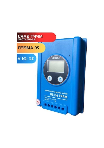 Ulzyvf Solar Şarj Mppt Lexron Kontrol Cihazı Amper -24v 20 12v Cx