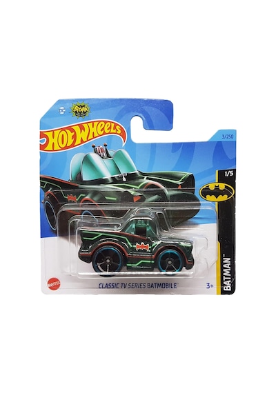 - Klasik Tv Dizisi Batmobile - Batman 1/5 - Hkj72 - Kısa Kart - Dc - Mattel 2023