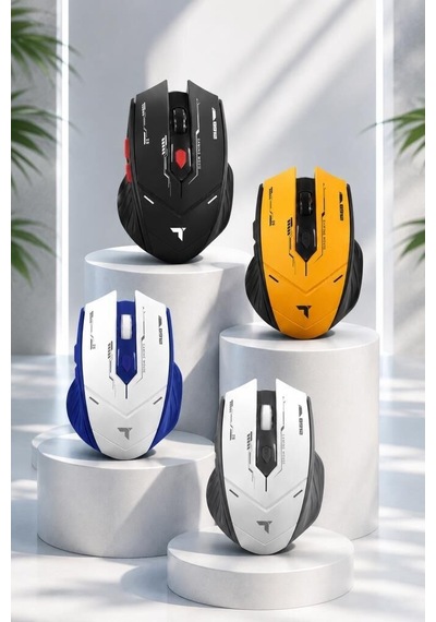 Gümüş Renk Aksesuar Oyun Faresi Mouse Çift Modlu Sessiz Kablosuz Oyuncu Fare Tm20