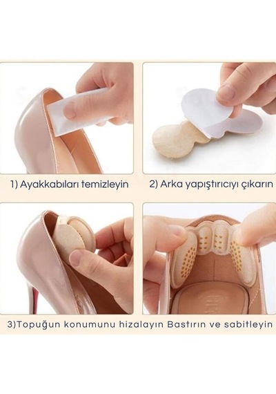 Mawrond Ayakkabı Topuk Vurma Önleyici ve Daraltma Pedi 3 MM