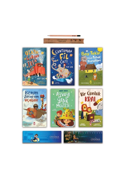 Timaş Çocuk Ayvayı Yedik Müzesi - Benim Zürafam Uçabilir - Bir Günlük Kral - Bay Tekir Set 6 Kitap