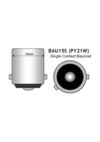 Femex Platinum Py21W 1156 Bau15S 150 Çapraz Tırnak Sinyal Led