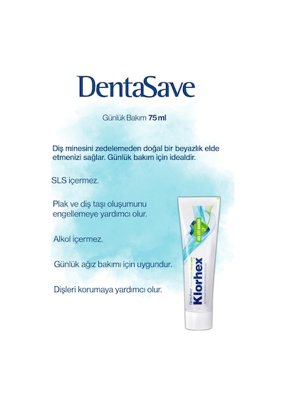 Dentasave 5 Al 4 Öde Klorhex Diş Macunu Günlük Bakım 75 Ml Ve Rosie