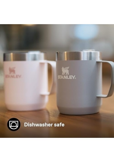 Legendary Camp Mug Paslanmaz Çelik Termos Bardak, Pembe Kuvars Rose Quartz , 0.23 Litre Açık Beyaz
