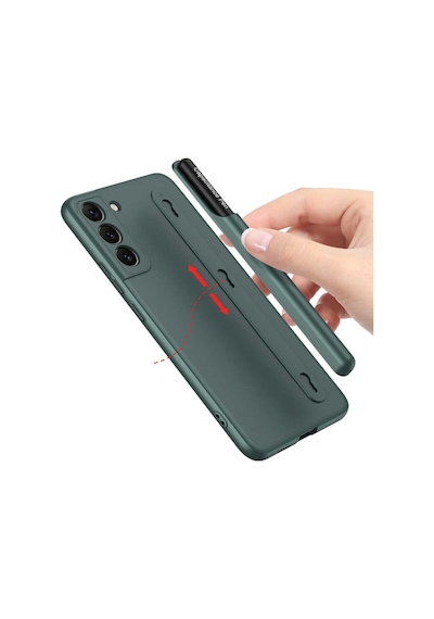 Samsung Galaxy Uyumlu S22 Kılıf Kalem Bölmeli Kıpta Kapak