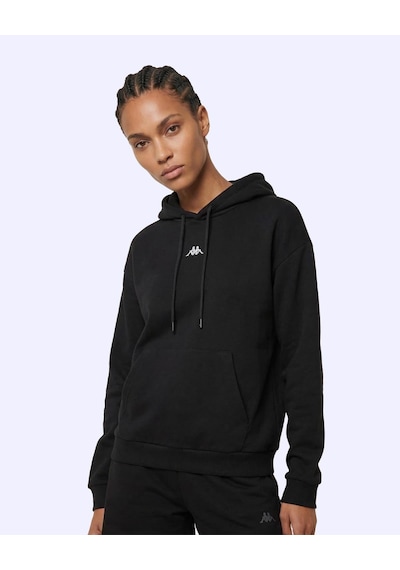 Kappa Mila Kadın Siyah Regular Hoodie