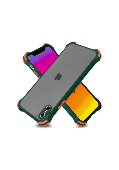 Ally Apple iPhone Uyumlu Xs Max 6.5 İnch Shokproof Kamera Koruma Darbe Emici Kılıf- 5775 Mavi