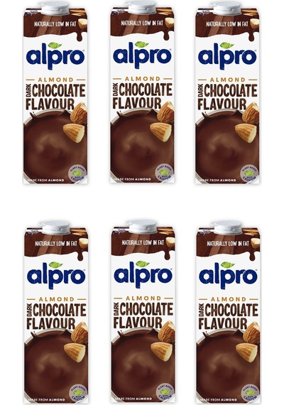 Alpro Bitter Çikolata Badem İçeceği 1 Lt X 6 Adet