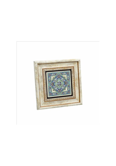 İtalyan Deseni Baskılı Taş Tablo 20x20 678