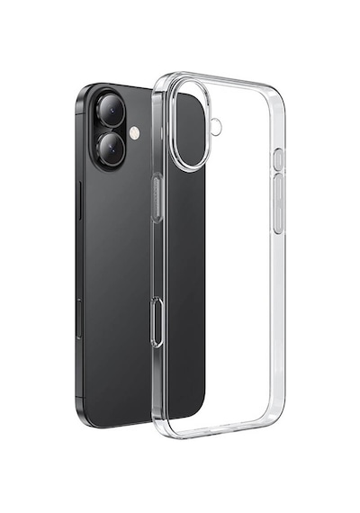 Zore Apple Uyumlu iPhone 16 Plus Kılıf Msra Süper Silikon Kapak-şeffaf Şeffaf
