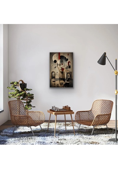 Karışık Rüyalar Soyut Kanvas Tablo 20x30 Cm Çok Renkli