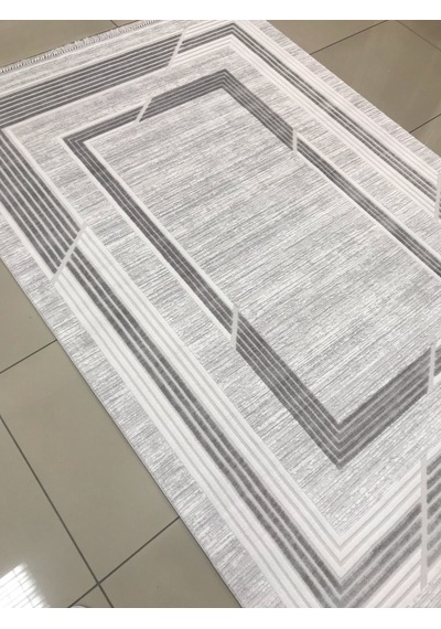 Merinos Halı Elegance 74430 095 Serisi Akrilik Salon Oturma Yatak Odası Halısı Gri
