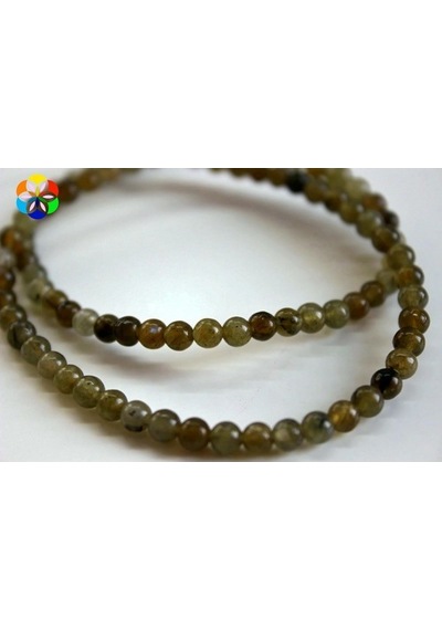 Labradorit Taşı Dizi 4Mm
