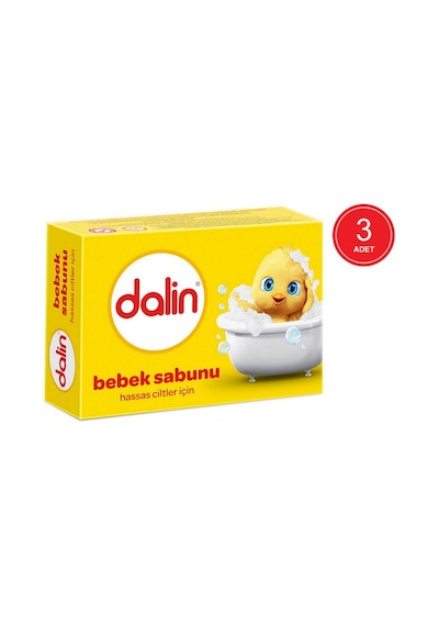 Dalin Hassas Ciltler için Bebek Sabunu 100 G x 3