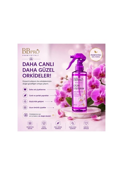 Probiyotikli Çiçek Çoşturan Sadece Orkideler İçin 400 Ml