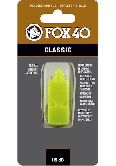 Fox 40 Classic Safety Düdük Neon Sari 9902-1300
