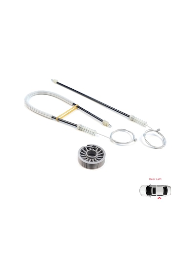 Mitsubishi Colt Czc Cabrio Rg 2006-09 İçin Arka Sol Cam Kriko Set