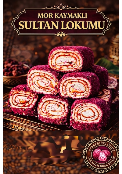 Ibrahim Burak Etiler Kerebicci Oğuz Mor Kaymakli Sultan Lokum 1 Kg