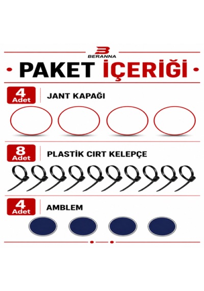 Volkswagen 14.inç Jant Kapağı