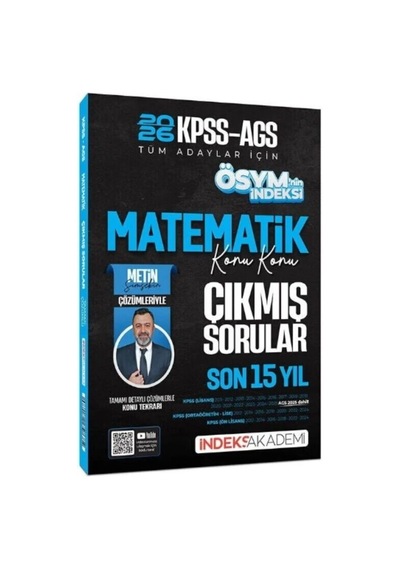 2026 Kpss Meb Ags Matematik Ösym Nin İndeksi Çıkmış Sorular Son 15 Yıl Konu Konu Çözümlü İndeks