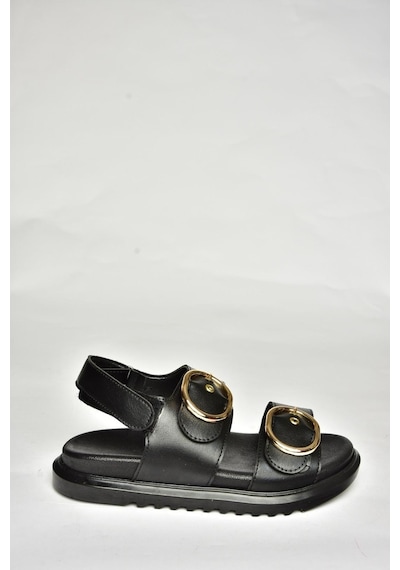 Fox Shoes U725092109 Siyah Kadın Sandalet Siyah