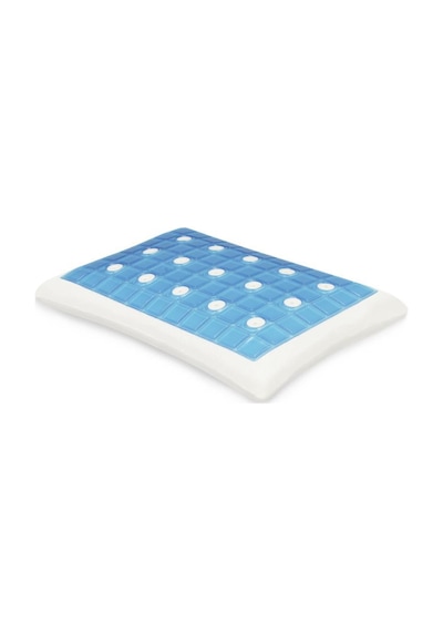 Viscofoam Terletmeyen Hava Kanallı Ortopedik Bebek Yastığı Jelli Hava Kanallı Visco Bebek Yastığı