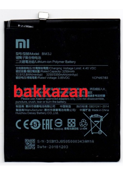Xiaomi Mi8 Lite Mi8Lite Bm3J Batarya Pil