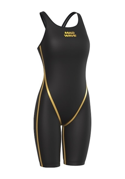 Mad Wave Kadın Yarış Mayosu Forceshell Siyah 001