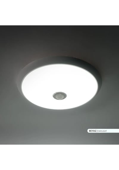 ACK AC17-00130 Sensörlü Led Tavan Armatürü 18 W Beyaz 6500K Beyaz