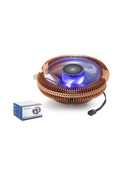 Nodar Nd2551 Cpu Hava Soğutucusu Combo Tek Fanlı 90 Mm Led Bakır