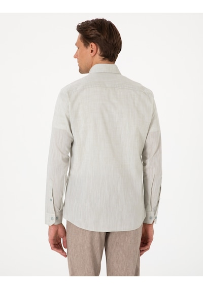 Pierre Cardin Erkek Çağla Gömlek Desenli 50307025-vr016 Çağla Yeşil