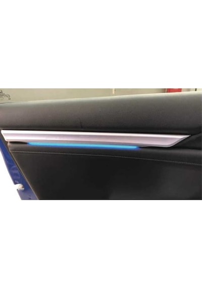 Honda Cıvıc Fc5-Fk7 2016-2020 Isıklı Ic Kapı Cıtası 4 Parca   Mavı