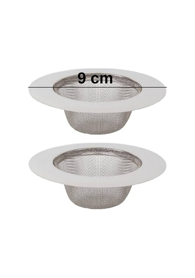 9 Cm Paslanmaz Çelik Lavabo Süzgeci - Evye Süzgeci Çelik Diğer