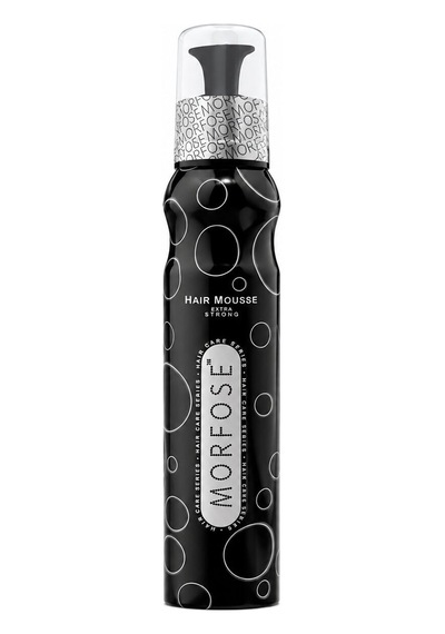 Morfose Saç Köpük Extra Strong Siyah 200ml- 12'li Paket