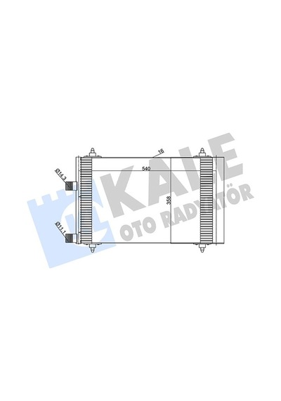 Kale 385600 Klima Radyatörü Kondanser - Citroen C5 2001-2004 2.0 Hdi Dizel Klimalı Modeller 6455ac