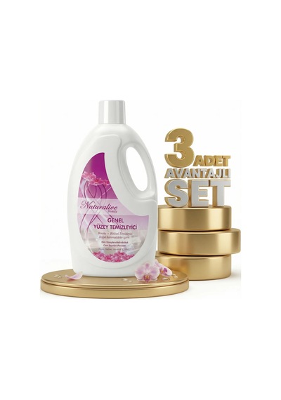 Naturalive Genel Yüzey Temizleyici 3x2,5 Lt Diğer