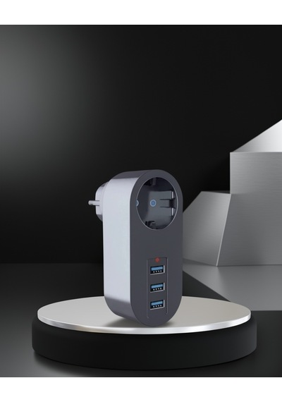 2500w Güçlü Akım Korumalı Priz 3 Usb Çıkışlı Diğer