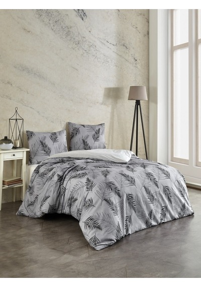 Üntaş Life Çift Taraflı Gritüy Desen 200x220 Çift Kişilik Nevresim Seti Çiftrfgritüyset Çarşafyok