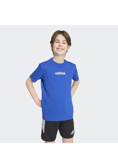 Adidas Kt3361 J Lın Tee 160 Çocuk Tişört Mavi