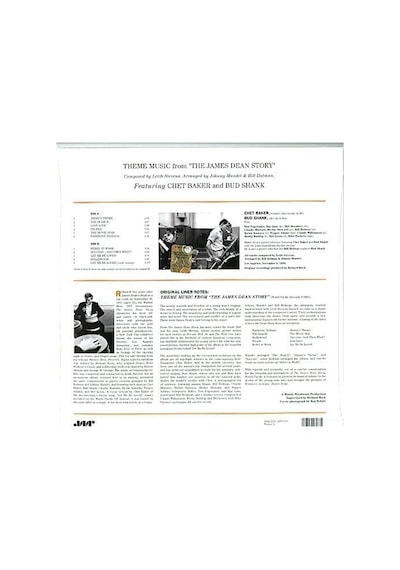 Chet Baker Theme Music From The James Dean 180 Gr. Audiophille B