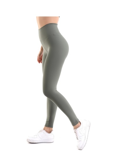 Winmoda34 Kadın Korse Tayt Push Up Yüksek Bel Geniş Kemer Yeşil