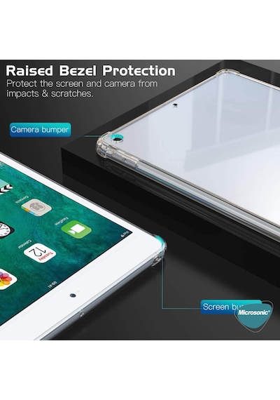 Microsonic Apple Uyumlu iPad Pro 10.5 Kılıf (A1701-A1709-A1852) Shock Absorbing