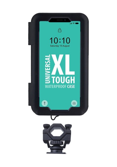 Suporte Motosiklet - Bisiklet Telefon Tutucu Kapalı Model 7 Inch Gidon Bağlantılı ( Xl Büyük Boy )