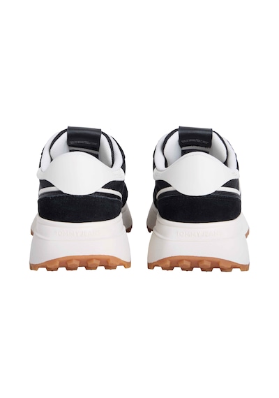 Tommy Hilfiger Kadın Marka Logolu Günlük Kullanıma Uygun Siyah Sneaker En0en02991 Bds