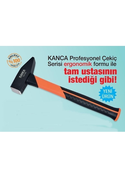 Kanca Fiber Saplı Çekiç 1000gr