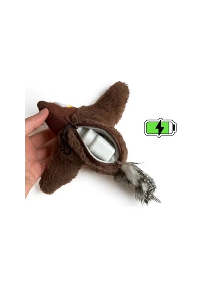 Şarjlı Peluş Uçan Kuş Oyuncak Çok Renkli