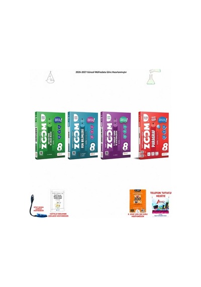 Günay 8. Sınıf Lgs Tüm Dersler 4 Başarı Seti 300 Soruluk 127