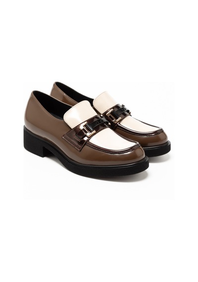 Marmotta/avorio Oxford Klasik Kadın 845825dm Donna Serena 5825dm Oxf Marm/abr Pel Avor Marmotta/avorio
