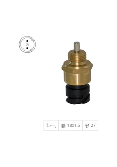 GERİ VİTES MÜŞÜRÜ ZF ŞANZIMAN (SOKETLİ 2 FİŞ) (M18*1.5) (SARI GÖVDE)