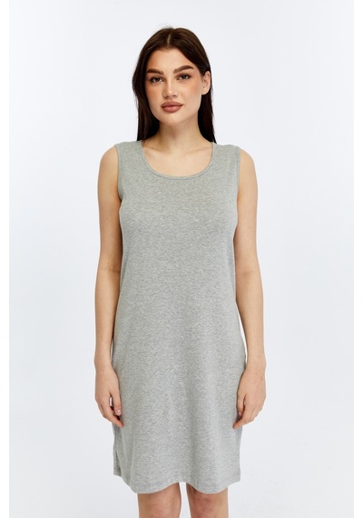 Defys Kadın U Yaka Kolsuz Rahat Kesim Günlük Basic Elbise Gri Melanj - 866373269 Gri Melanj Defys Kadın U Yaka Kolsuz Rahat Kesim Günlük Basic Elbise Gri Melanj - 866373269 Gri Melanj